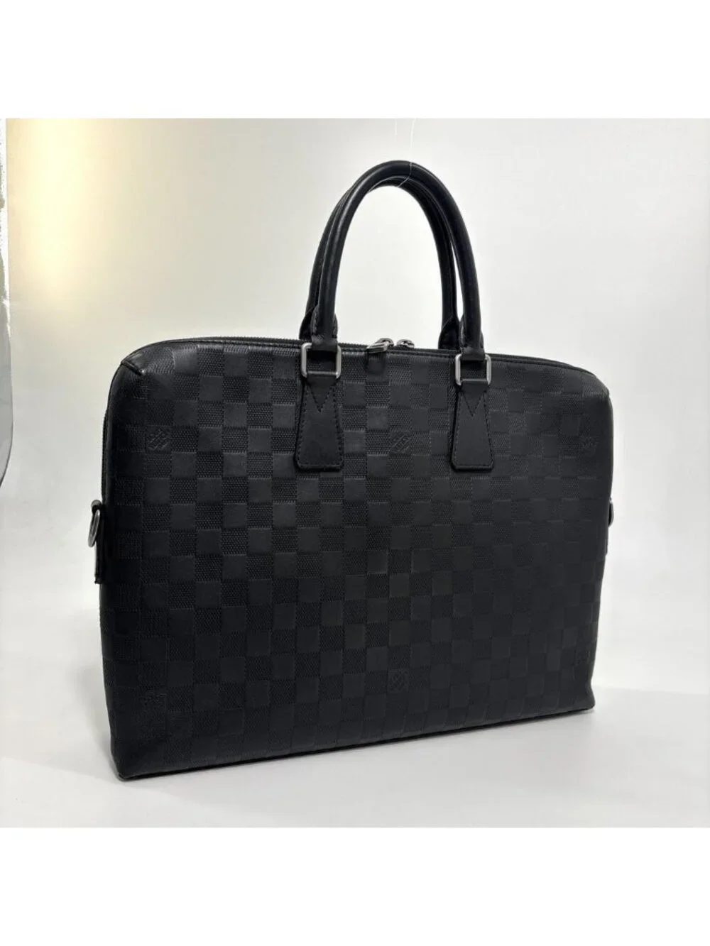 Louis Vuitton Super Damier Infini Business Bag Black